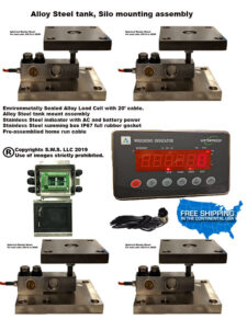 farm livestock scale feed hopper tank bin mounting scale kit